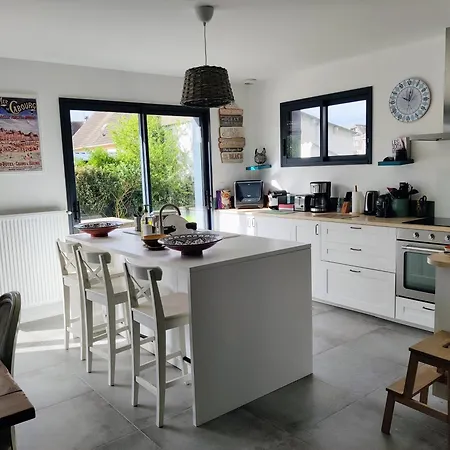 Rare A - Maison Neuve Avec Piscine Et Jardin 펜션 *