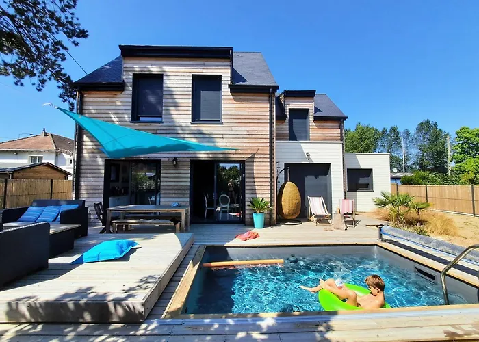 Rare A - Maison Neuve Avec Piscine Et Jardin * Cabourg